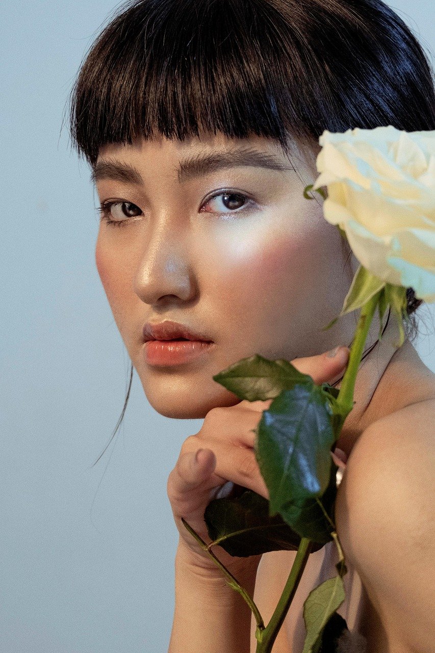 asian, girl, model, fashion, hairstyle, face, cosmetics, makeup, female, portrait, korean, pose, woman, young woman, asian model, asian woman, modeling, posing